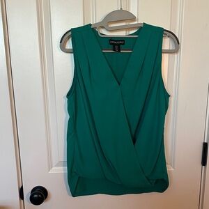 Cynthia Rowley Emerald Green Sleeveless Top